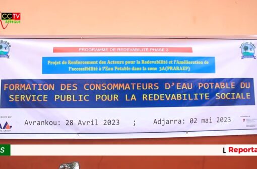 ONG-VADID/RENFORCEMENT DE CAPACITE DES CONSOMATEUR D’EAU POTABLE